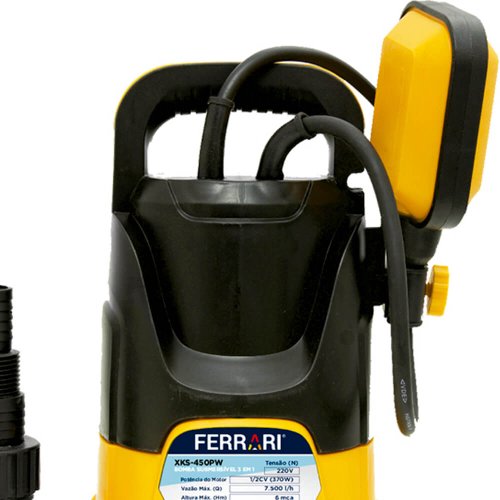 Bomba D' Água Submersível  1/2CV XKS 450PW 220V - Ferrari