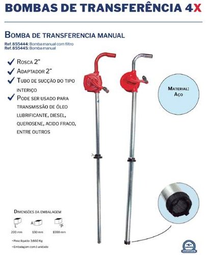 Bomba De Transferência De Óleo Rotativa Com Catraca - Hydronlubz