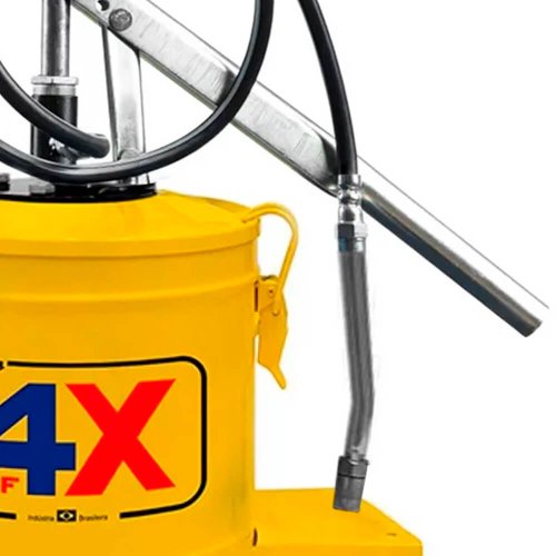 Bomba Manual para Graxa 7kg HZ-8 Amarela Graxa Comum - Hydronlubz