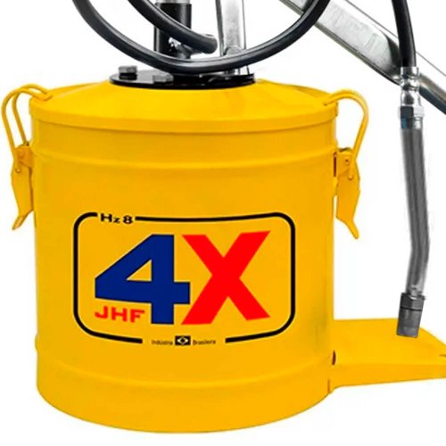 Bomba Manual para Graxa 7kg HZ-8 Amarela Graxa Comum - Hydronlubz