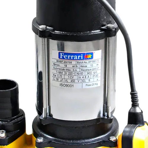 Bomba Submersível BSEF-20/750 220V - Ferrari