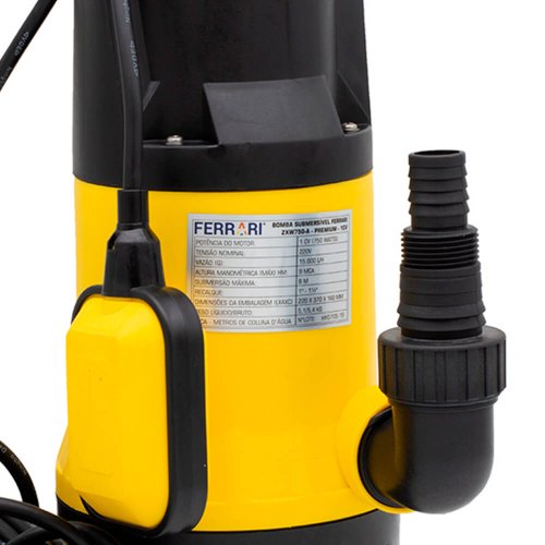 Bomba Submersível ZXW750-A Premium 1CV 220V - Ferrari