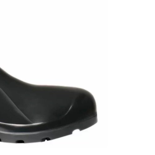 Bota PVC Preta com Forro sem Bico N° 39 - Cartom