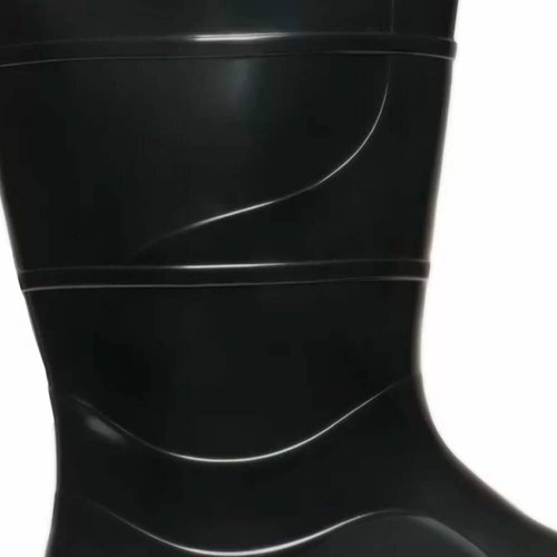 Bota PVC Preta com Forro sem Bico N° 39 - Cartom