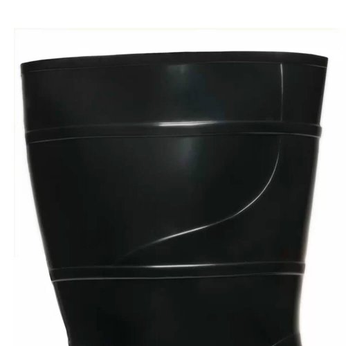 Bota PVC Preta com Forro sem Bico N° 39 - Cartom