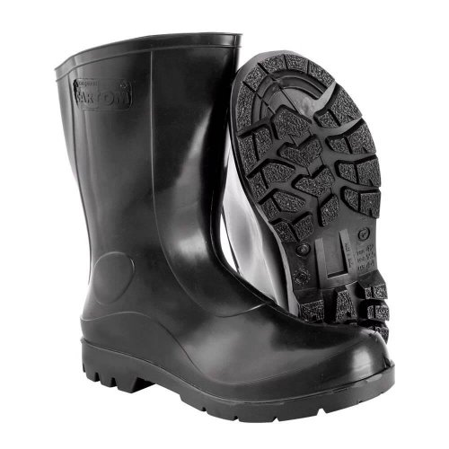 Bota PVC Preta com Forro sem Bico N° 39 - Cartom