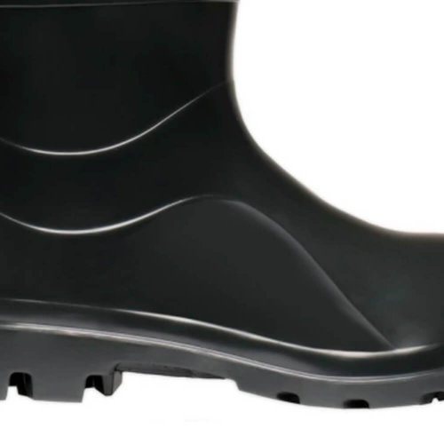 Bota PVC Preta com Forro sem Bico N° 41 Ref.204 - 002248 - Cartom