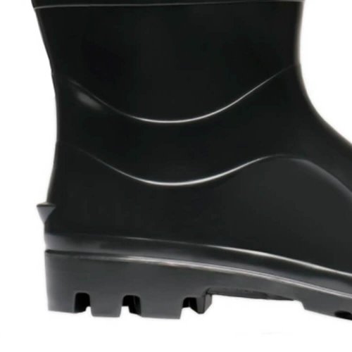 Bota PVC Preta com Forro sem Bico N° 41 Ref.204 - 002248 - Cartom