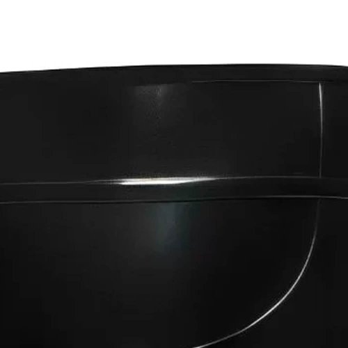 Bota PVC Preta com Forro sem Bico Nº 43 Ref.204 - Cartom