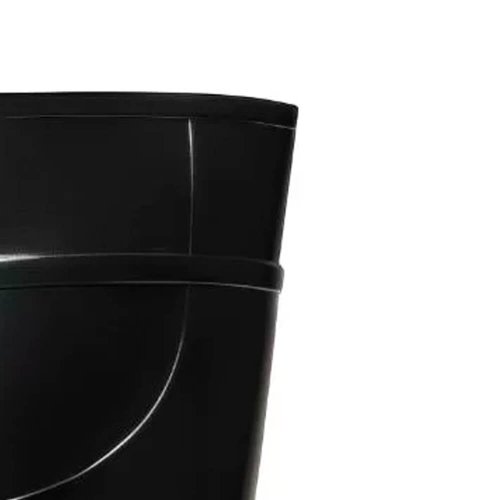 Bota PVC Preta com Forro sem Bico Nº 43 Ref.204 - Cartom
