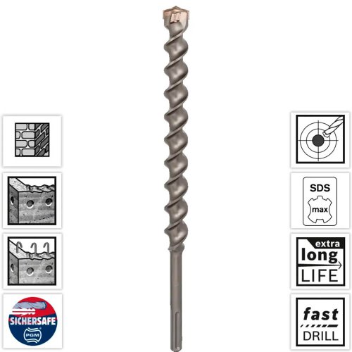 Broca SDS-MAX 32 x 200 x 320mm MAX 7 - 2608586791 - Bosch