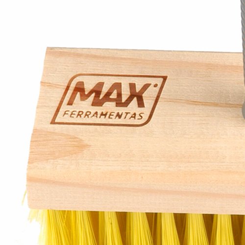 Broxa Madeira Retangular Média - Max Ferramentas