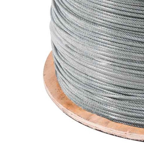 Cabo de Aço Plastificado 3,2mm - 1/8" (Metro) - Vonder