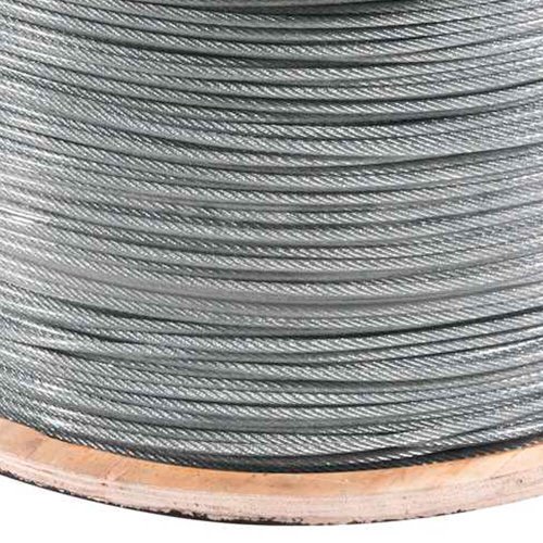 Cabo de Aço Plastificado 3,2mm - 1/8" (Metro) - Vonder