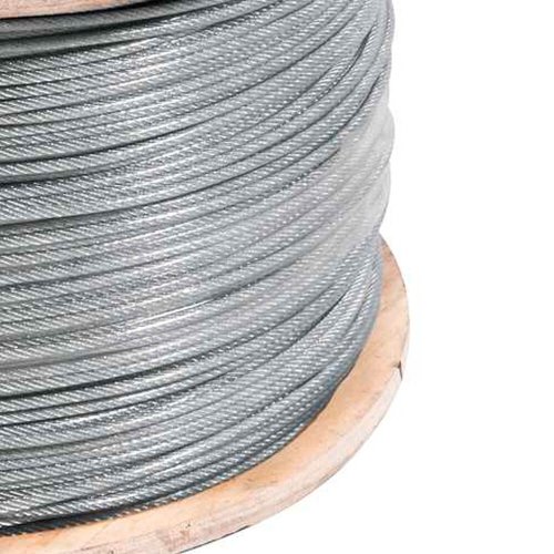 Cabo de Aço Plastificado 3,2mm - 1/8" (Metro) - Vonder