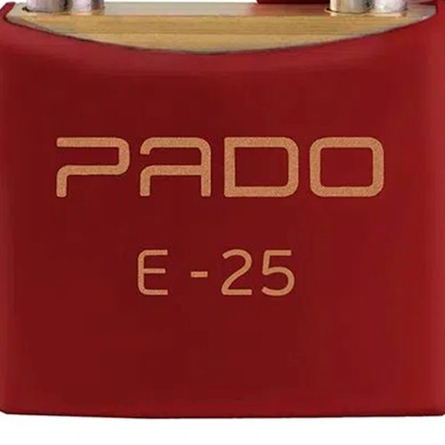 Cadeado 25mm Vermelho - Pado