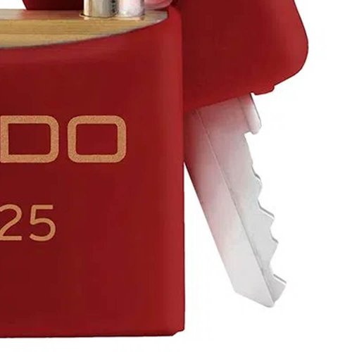 Cadeado 25mm Vermelho - Pado