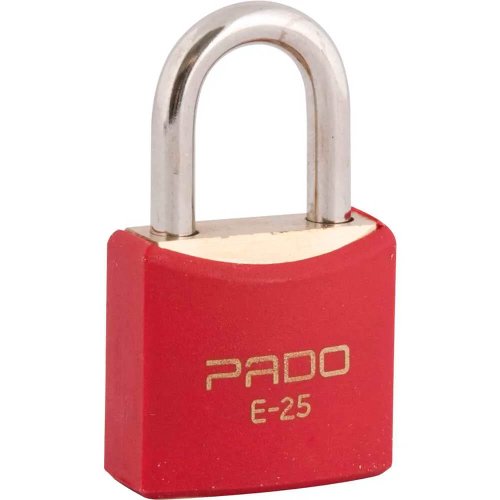 Cadeado 25mm Vermelho - Pado