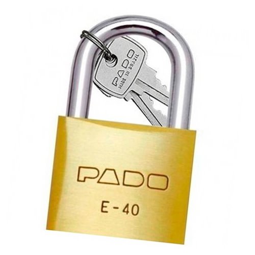 Cadeado 40 mm E-40 Latão - Pado