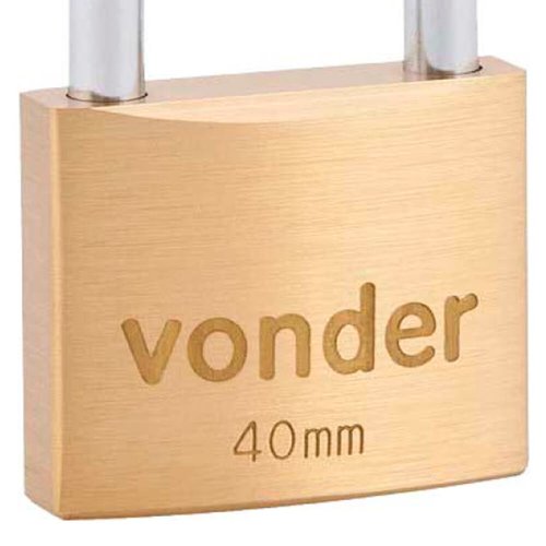 Cadeado 40mm Latão - Vonder
