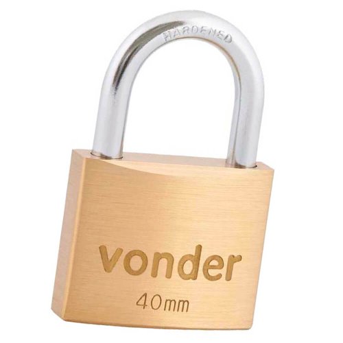 Cadeado 40mm Latão - Vonder