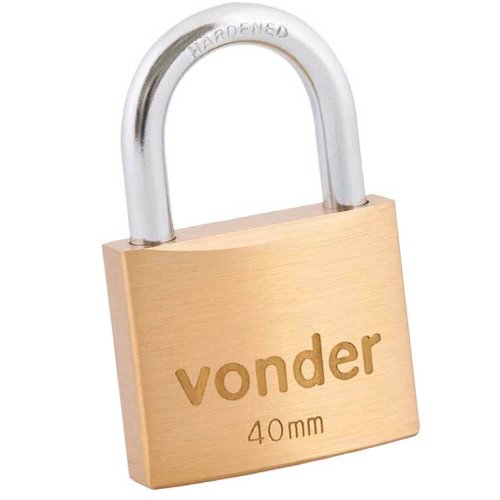 Cadeado 40mm Latão - Vonder