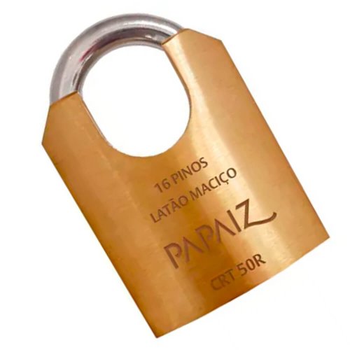 Cadeado 50mm com Chave Tetra CTR Reforçado - Papaiz