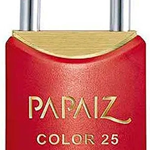 Cadeado Color Line Vermelho 25 mm - Papaiz