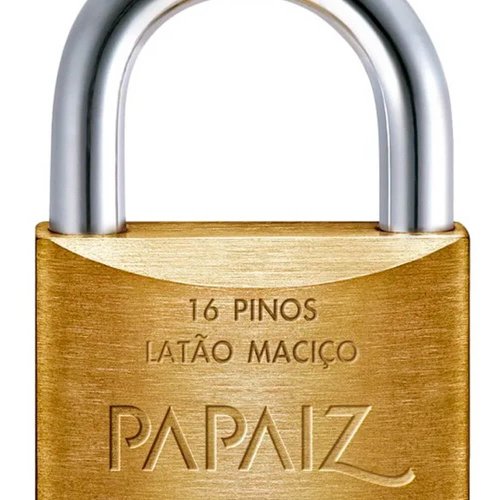 Cadeado Com Chave Tetra de CRT50 em Latão - Papaiz