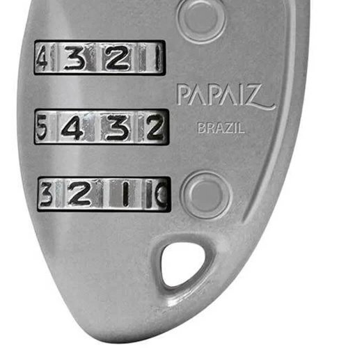 Cadeado com Segredo CS23 Prata - Papaiz