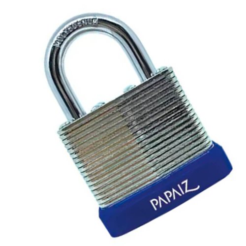 Cadeado de Aço Laminado com Chaves 40mm 01148400SM - Papaiz