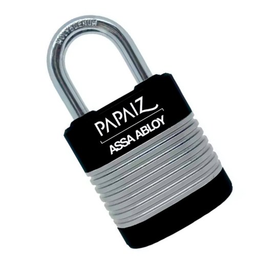 Cadeado de Aço Laminado com Chaves 40mm Com Capa 01148401SM - Papaiz
