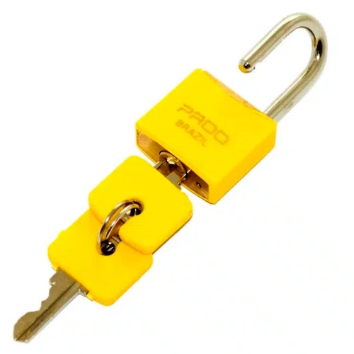 Cadeado de Latão 25mm Amarelo - Pado