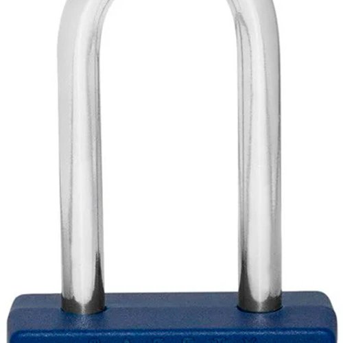 Cadeado para Bloqueio 35mm com Haste Longa 50mm Azul - Papaiz