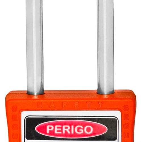 Cadeado para Bloqueio 35mm com Haste Longa 50mm Laranja - Papaiz