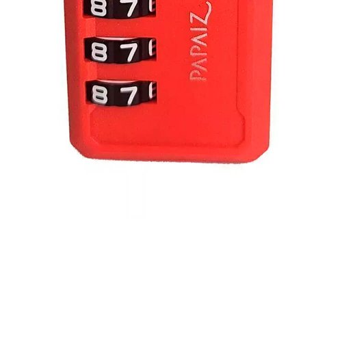 Cadeado TSA com Segredo 30PL Vermelho - Papaiz