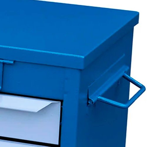 Caixa Gabinete G3AZ com 3 Gavetas Azul - Fercar