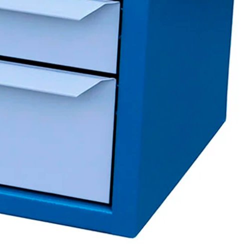 Caixa Gabinete G3AZ com 3 Gavetas Azul - Fercar