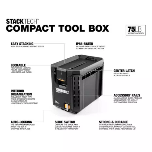Caixa Organizadora para Ferramentas Compacta - Toughbuilt