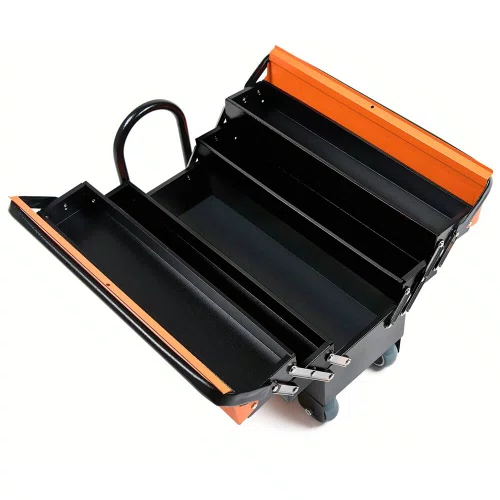 Caixa Sanfonada Cargobox com Rodas e Puxador com 5 Gavetas - Tramontina