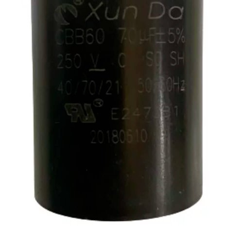 Capacitor 80 IF 250V para Lavadora HD585 - 93852950 - Karcher