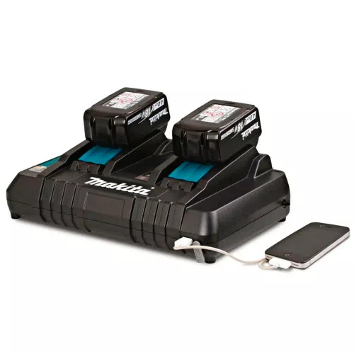 Carregador Duplo DC18RD Makita 18V 127V