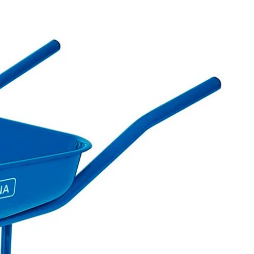 Carrinho de Mão com Caçamba Rasa Azul 50 L e Pneu com Câmara - Tramontina