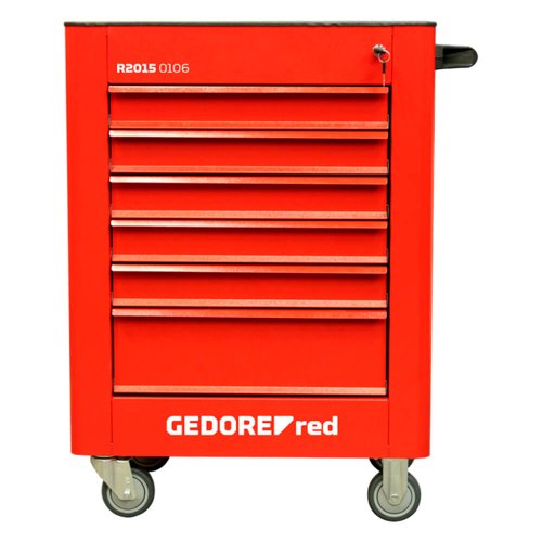 Carrinho Mecânico para Ferramentas Red Essencial 6 gavetas - Gedore