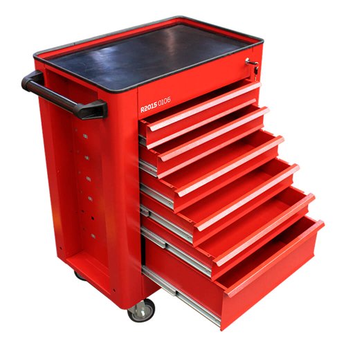 Carrinho Mecânico para Ferramentas Red Essencial 6 gavetas - Gedore