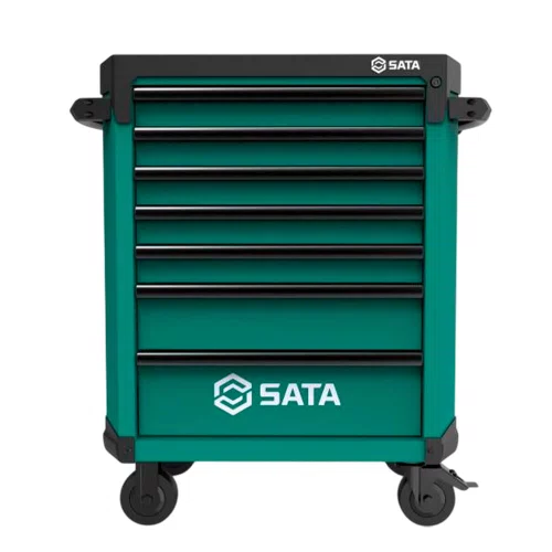 Carrinho para Ferramentas Verde com 7 gavetas - Sata
