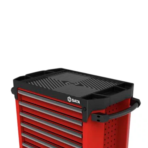 Carrinho para Ferramentas Vermelho com 7 Gavetas - Sata