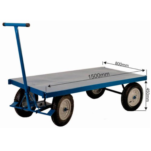Carro Plataforma CAP 800kg PLA-800 - Fercar