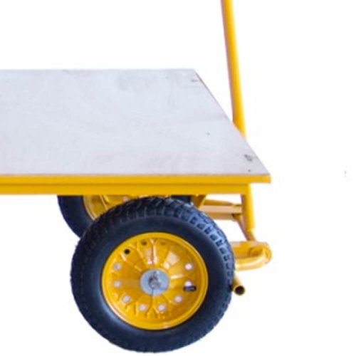 Carro Plataforma com Base de Madeira com Roda - Horbach