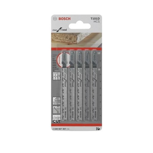Cartela De Lâmina Tico Tico T-101D 5peças - 2608667307 - Bosch